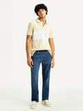 Men's 505 Med Indigo Straight Fit Mid Rise Jeans