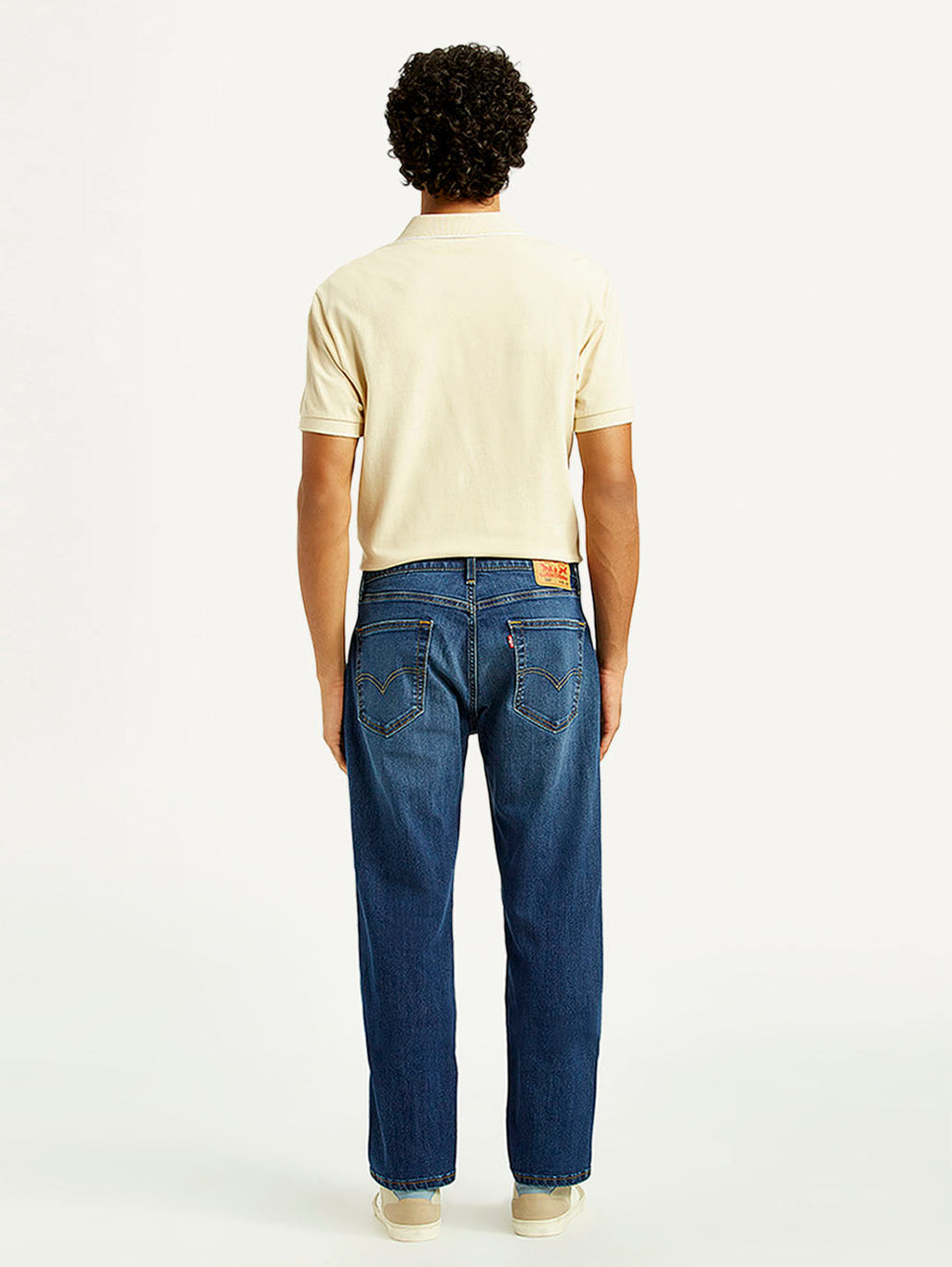 Men's 505 Med Indigo Straight Fit Mid Rise Jeans