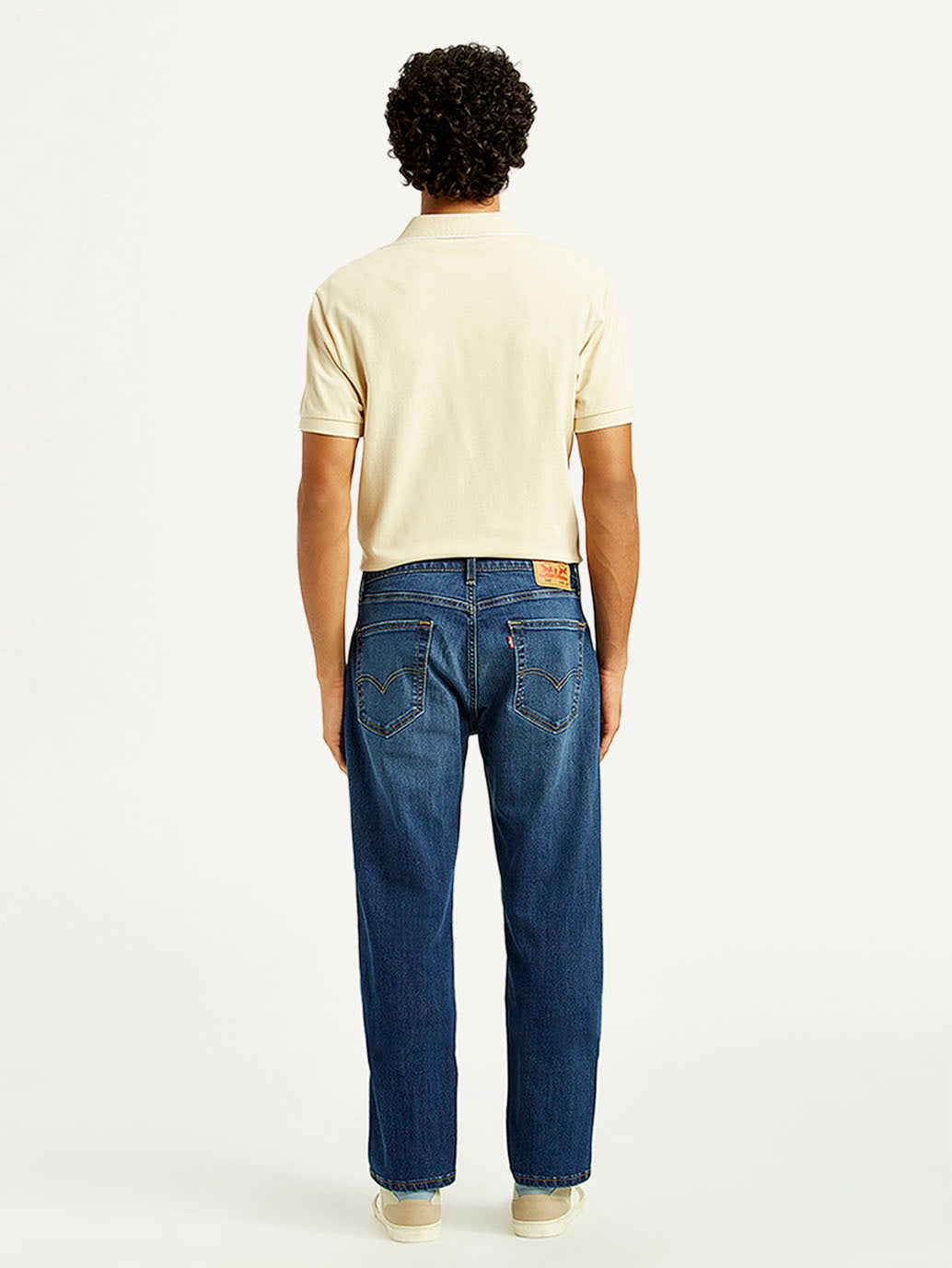Men's 505 Med Indigo Straight Fit Mid Rise Jeans