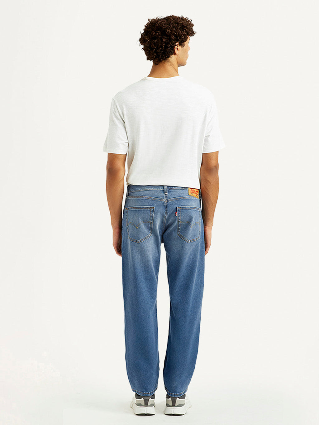 Men's 505 Med Indigo Straight Fit Mid Rise Jeans