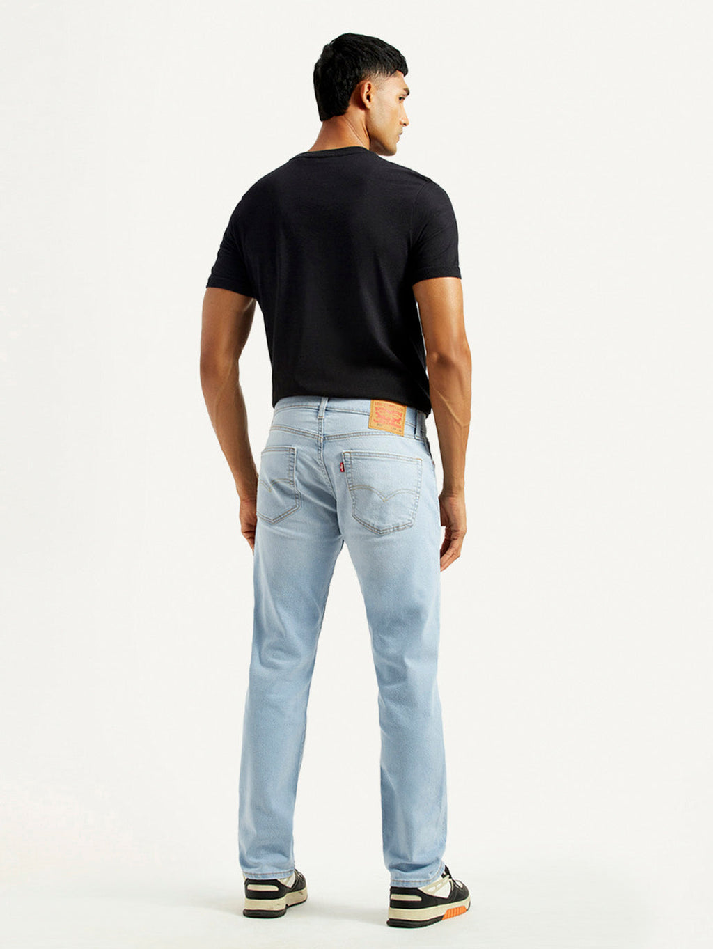 Men's 505 Light Indigo Straight Fit Mid Rise Jeans