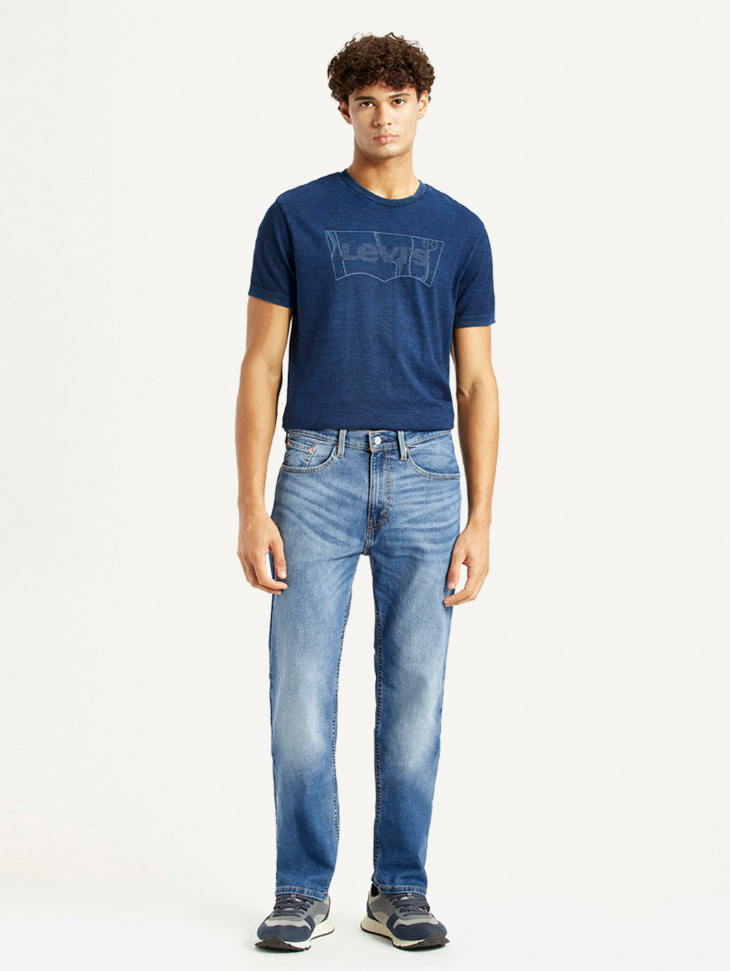 Men's 505 Indigo Straight Fit Mid Rise Jeans