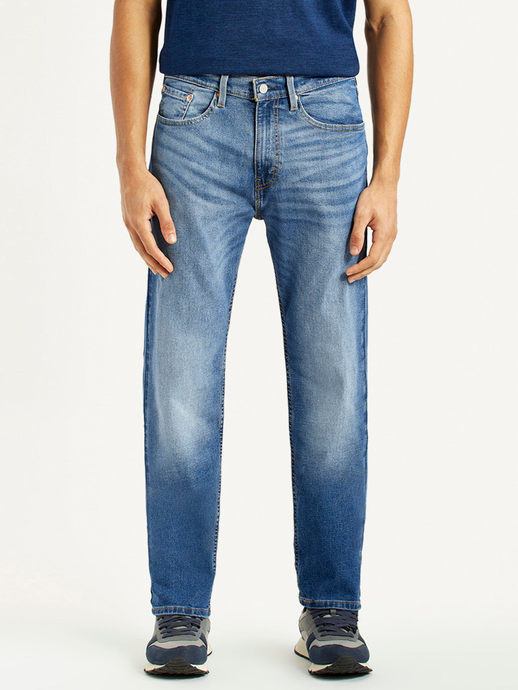 Men's 505 Indigo Straight Fit Mid Rise Jeans