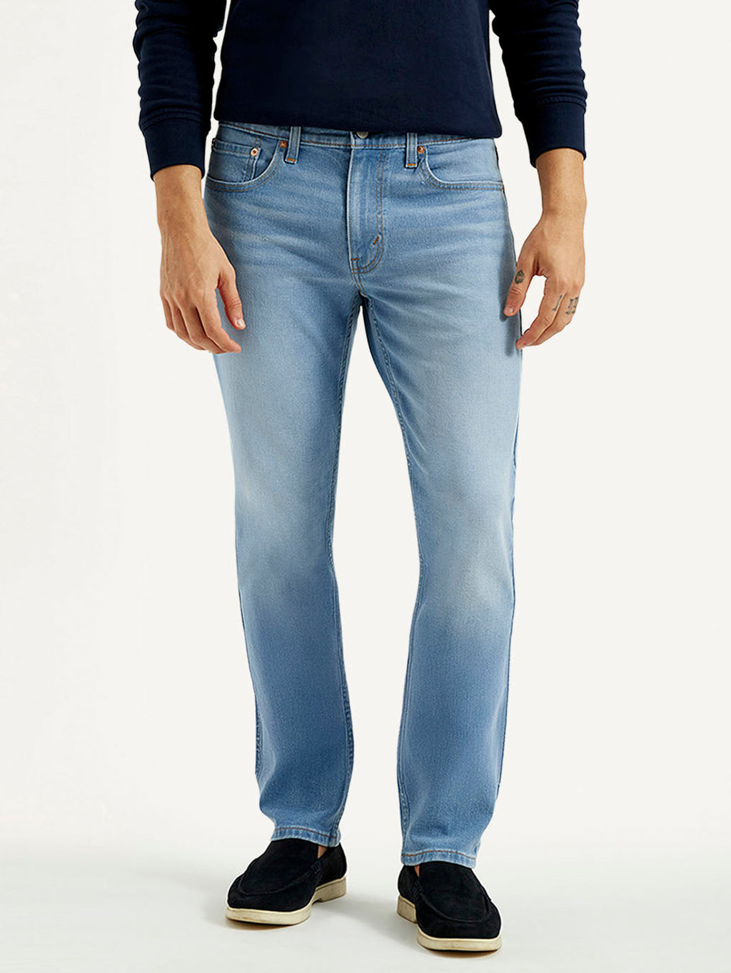 Men's 527 Med Indigo Bootcut Fit Mid Rise Jeans