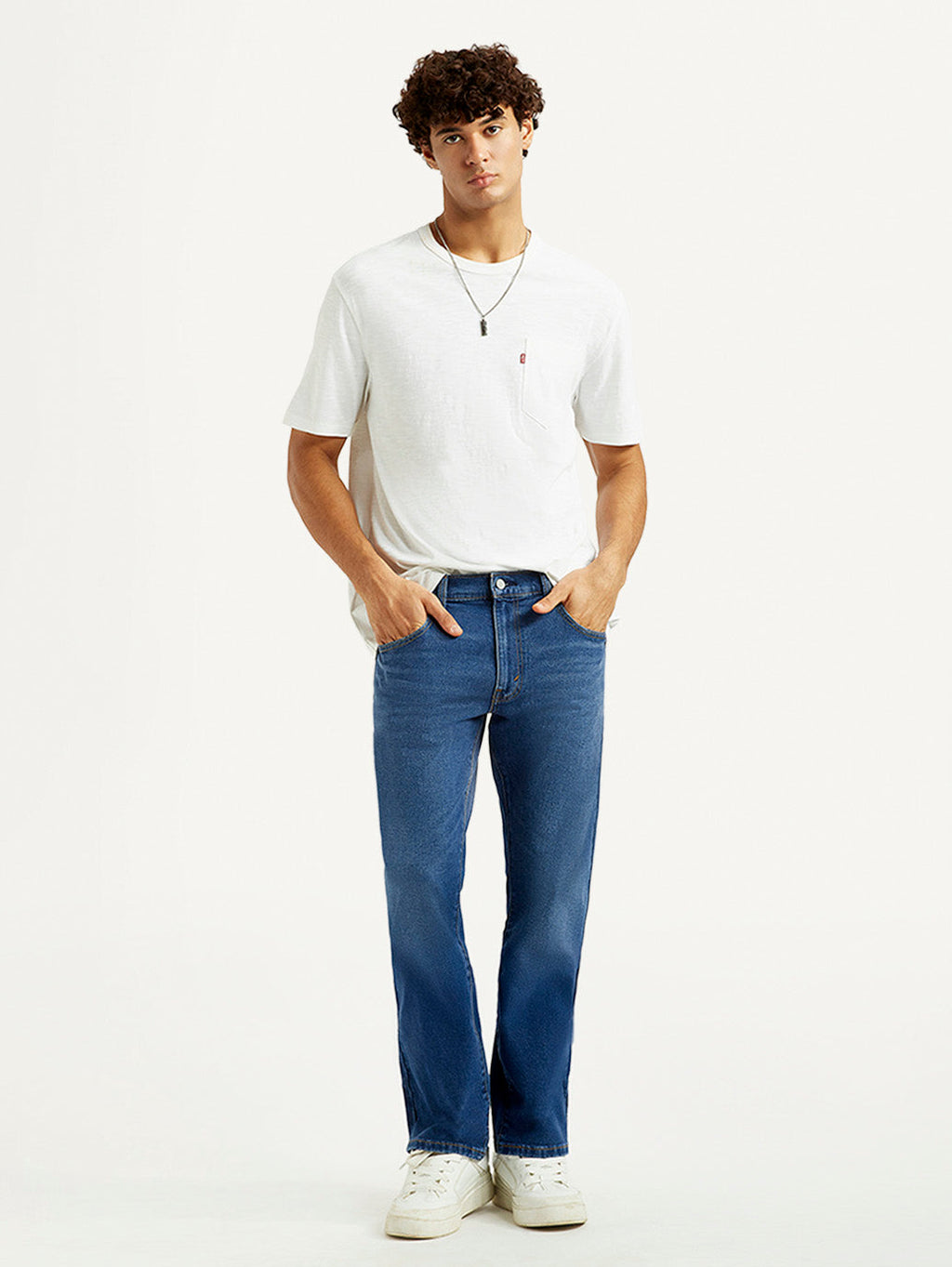 Men's 517 Med Indigo Bootcut Fit Mid Rise Jeans