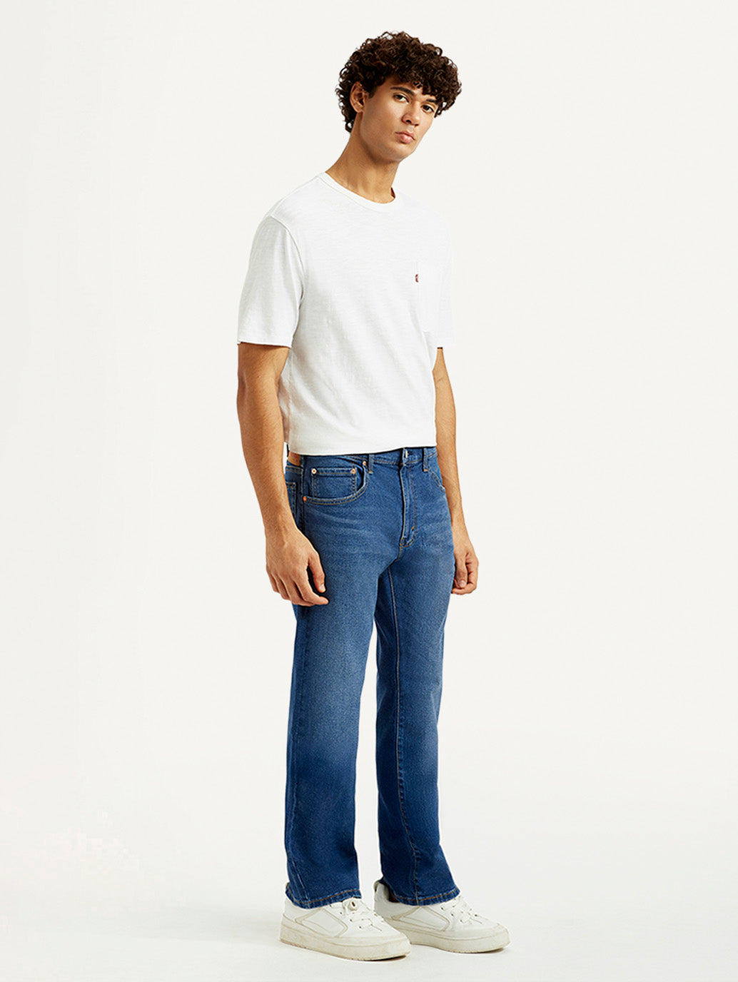 Men's 517 Med Indigo Bootcut Fit Mid Rise Jeans
