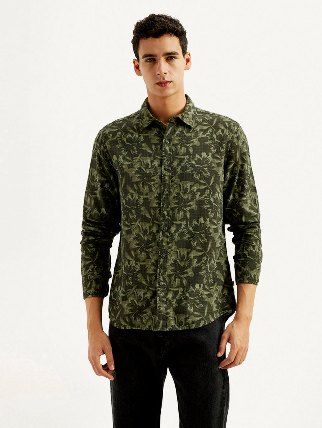 Men's Floral Slim Fit Shirt