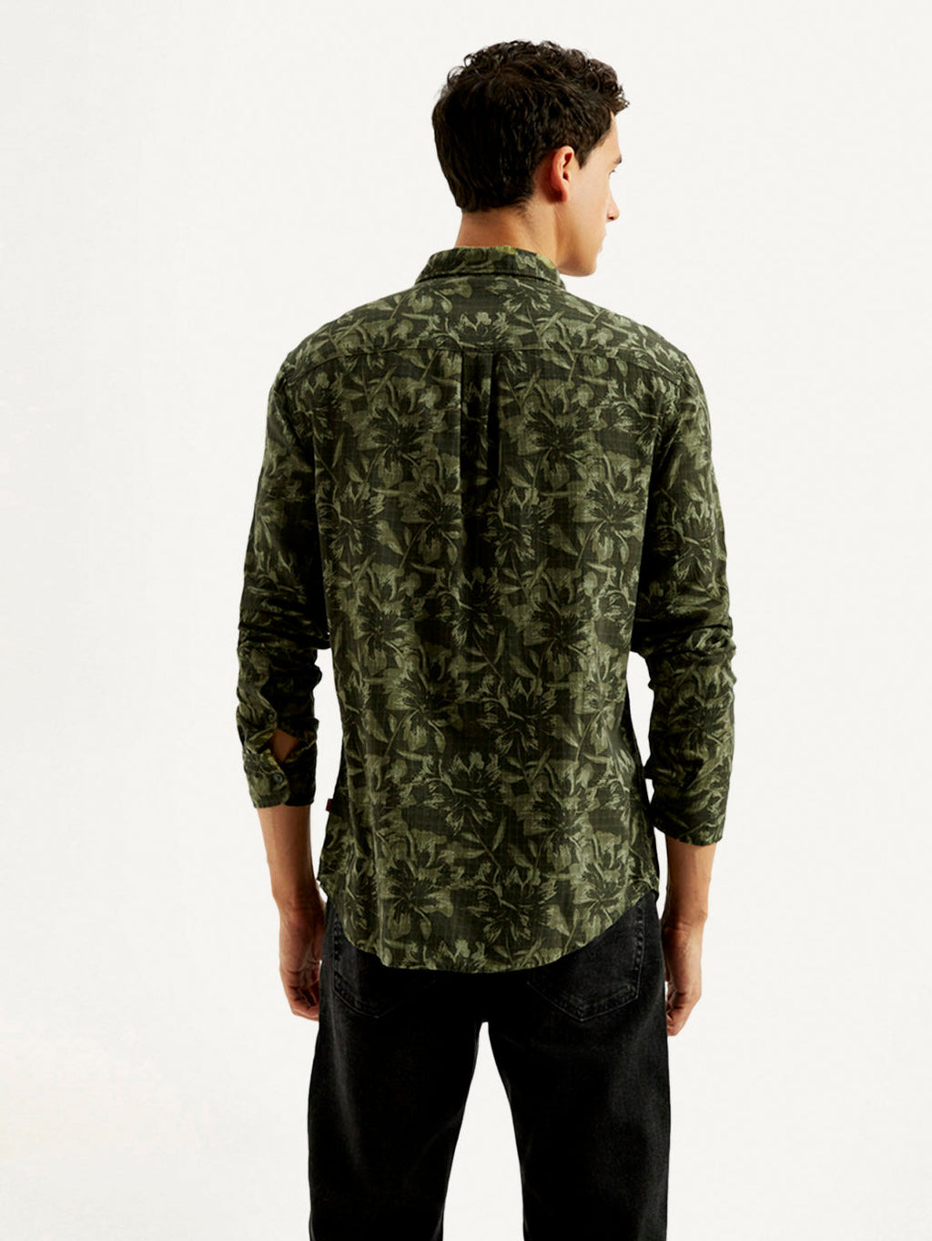Men's Floral Slim Fit Shirt