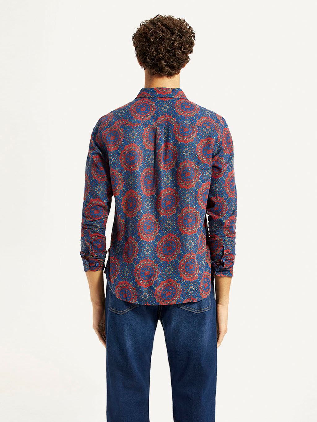 Men's Printed Multicolor Slim Fit Shirt
