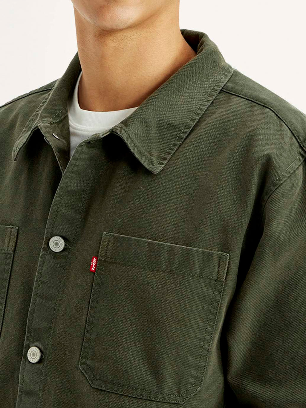 Men's Solid Dark Green Slim Fit Shirt