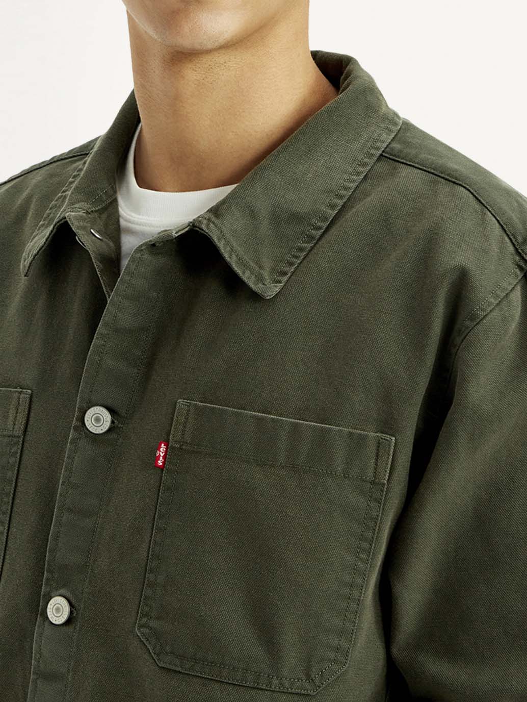 Men's Solid Dark Green Slim Fit Shirt