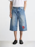 Men's Blue Loose Fit  Tom And Jerry Character Shorts