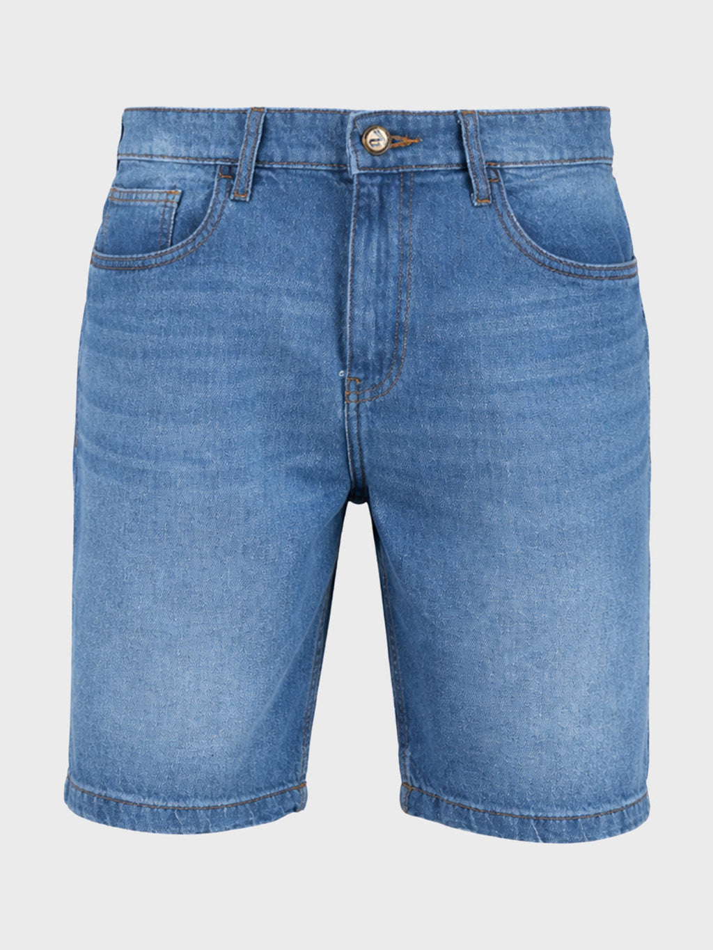 Men's Blue Regular Fit Solid Casual Shorts