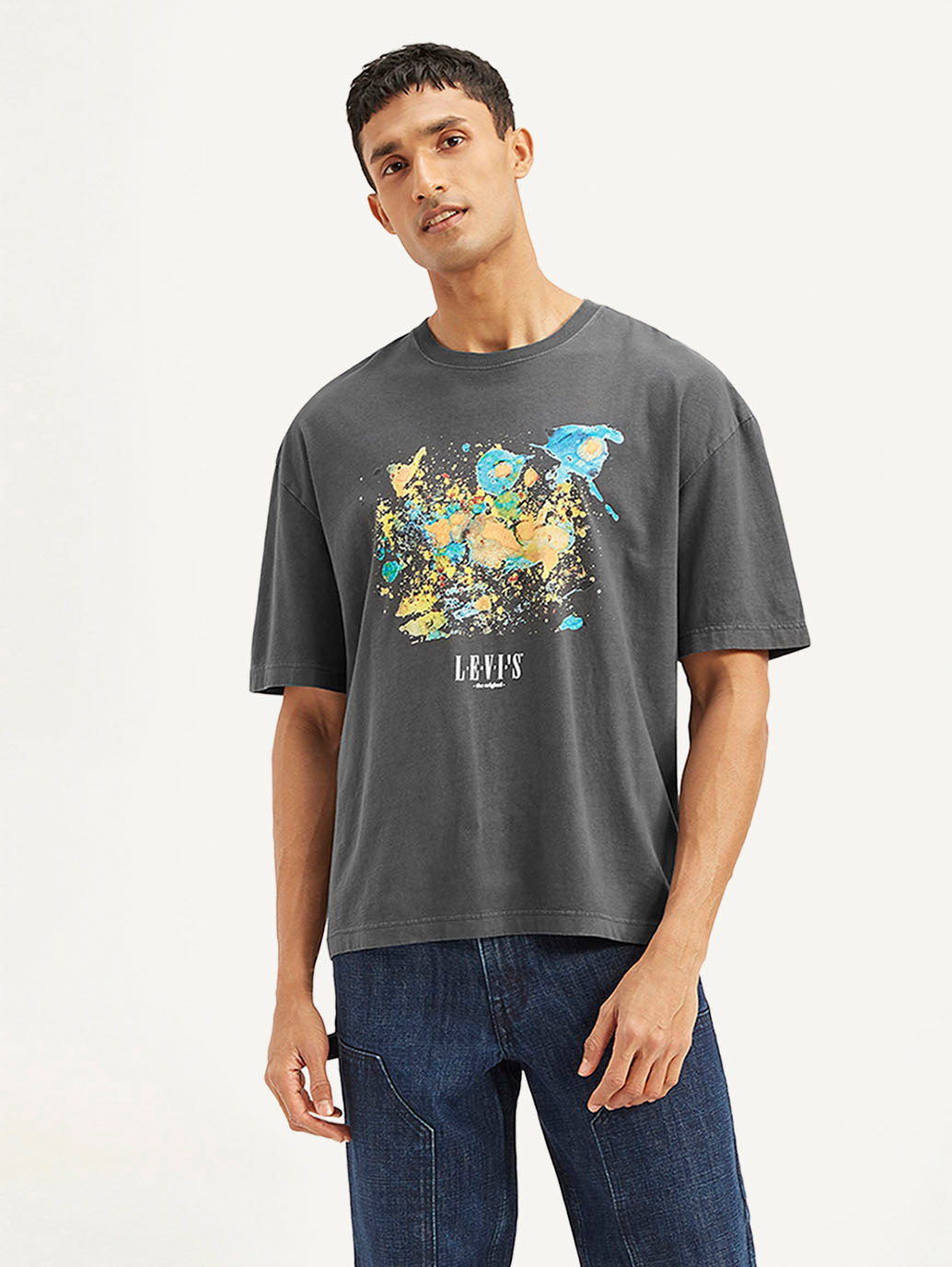 Men's Graphic Print Loose Fit T-shirt