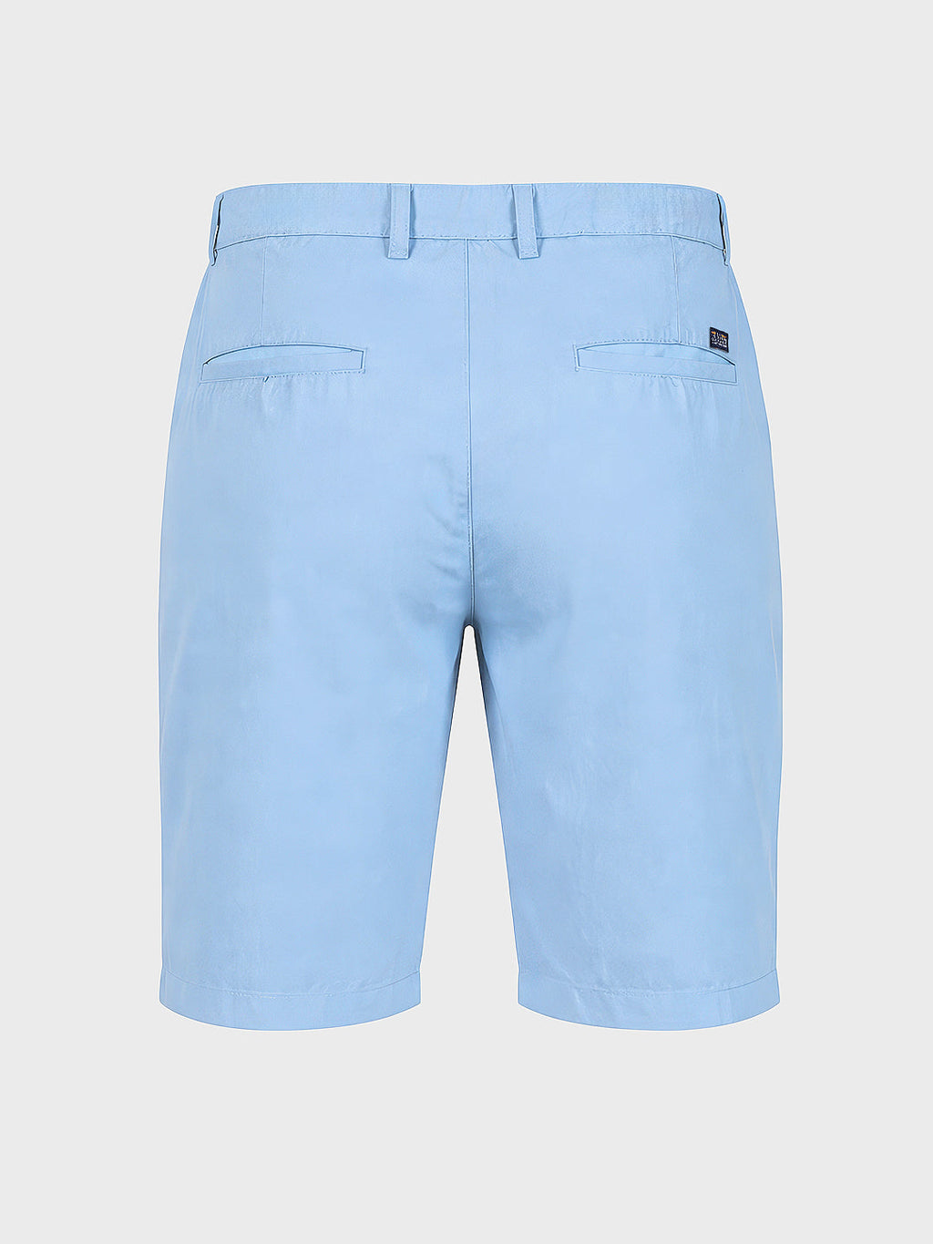 Men's Blue Slim Fit Solid Casual Shorts