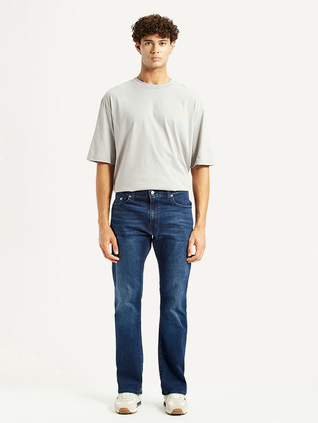 Men's 517 Blue Bootcut Fit Mid Rise Jeans