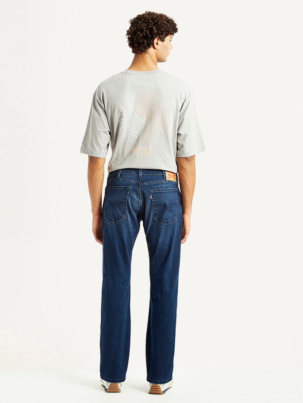 Men's 517 Blue Bootcut Fit Mid Rise Jeans