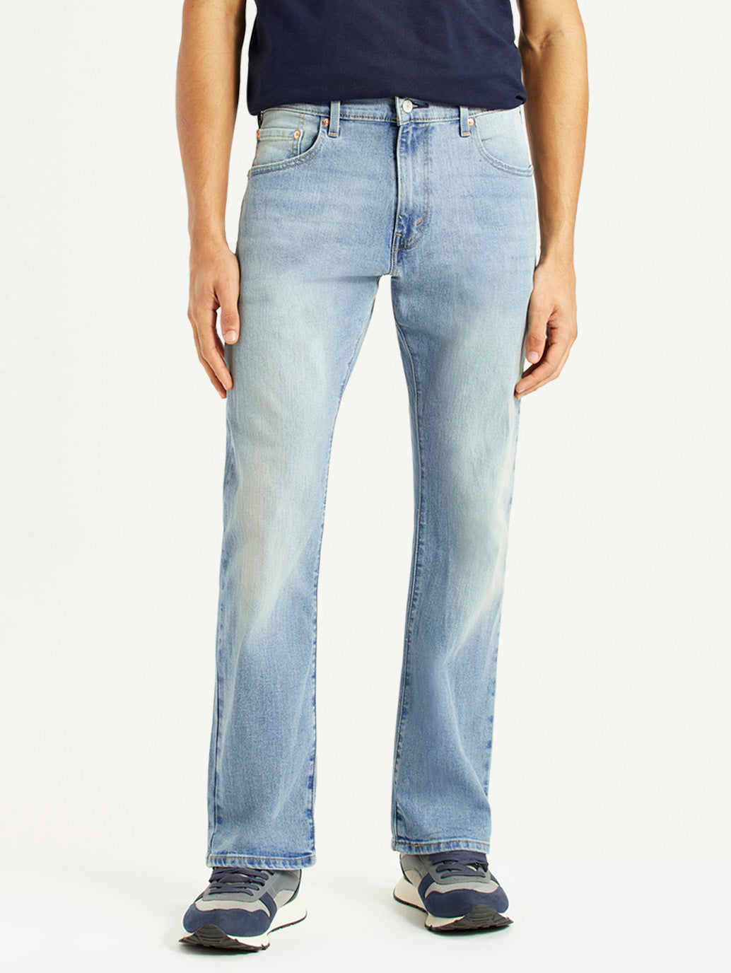 Men's 517 Light Blue Bootcut Fit Mid Rise Jeans
