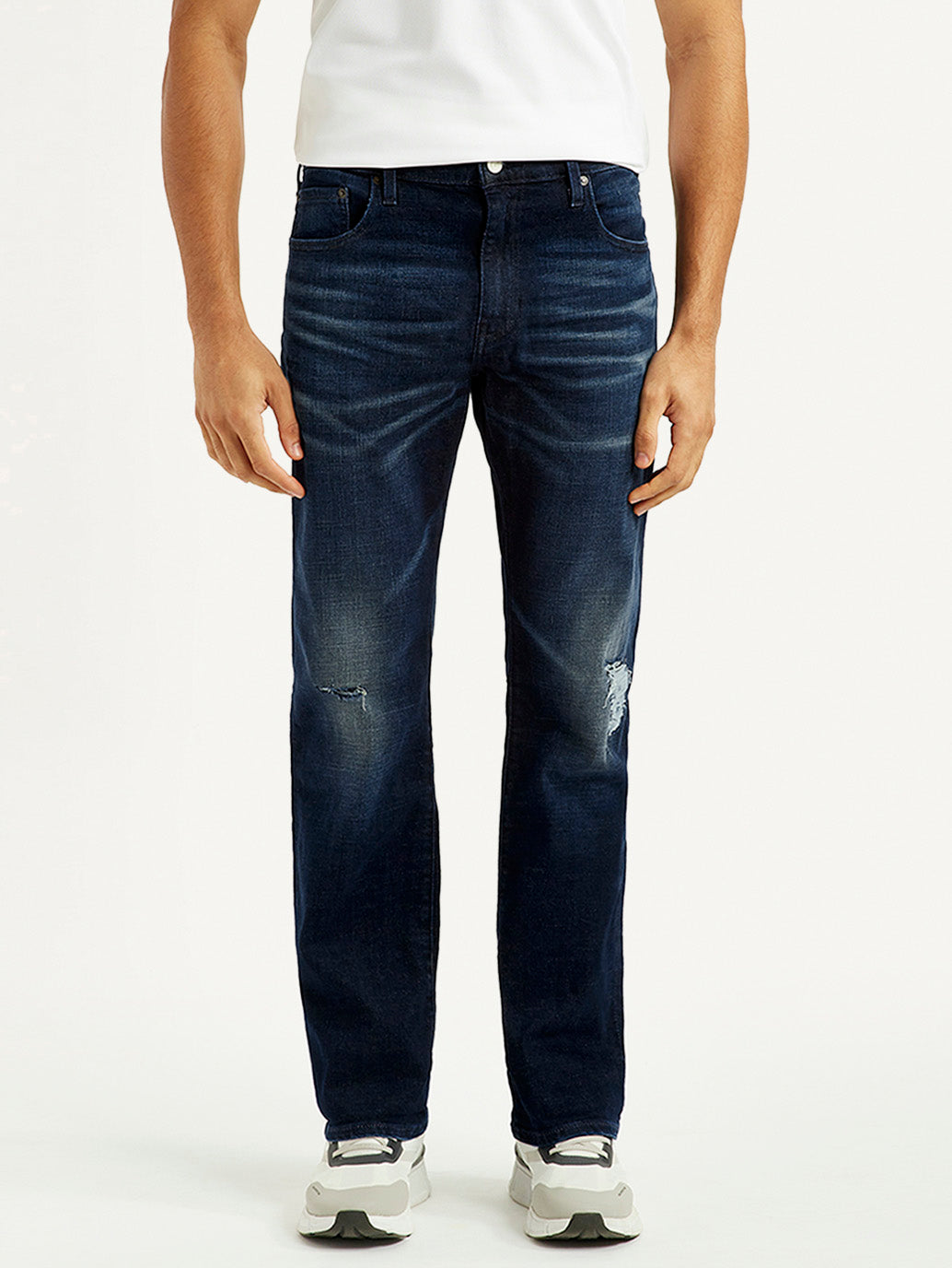 Men's 517 Dark Blue Bootcut Fit Mid Rise Selvedge Jeans