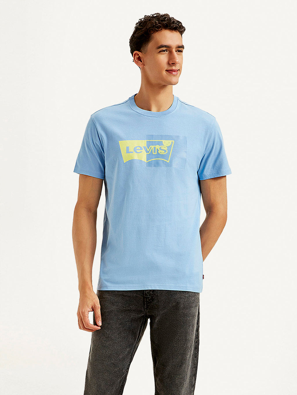 Men's Brand Logo Slim Fit T-shirt