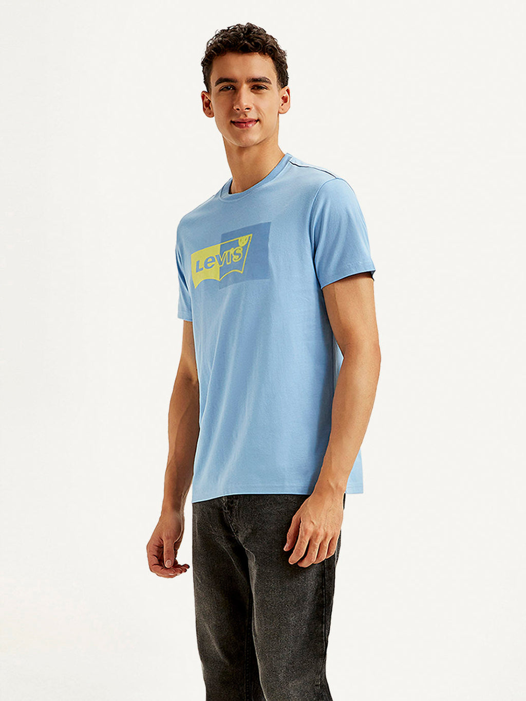 Men's Brand Logo Slim Fit T-shirt