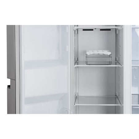 LG 650 Litres 3 Star Side-by-Side Convertible Refrigerator (GL-B257JDS3, Dazzle Steel)