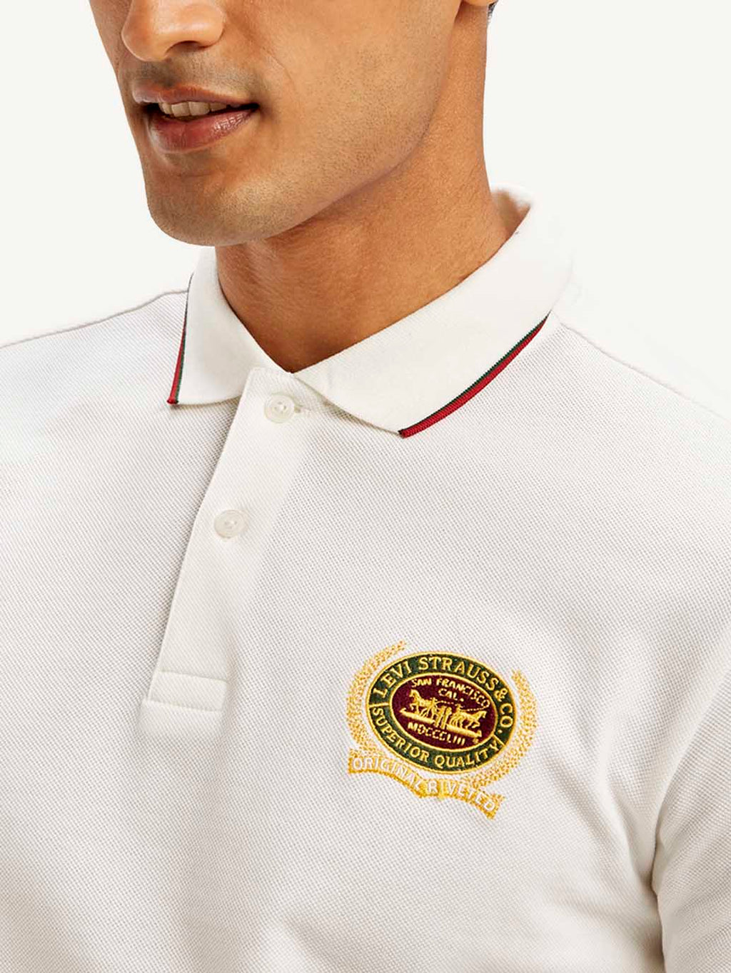 Men's Solid Slim Fit Polo T-shirt