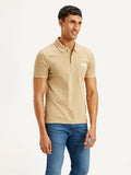 Men's Solid Slim Fit Polo T-shirt