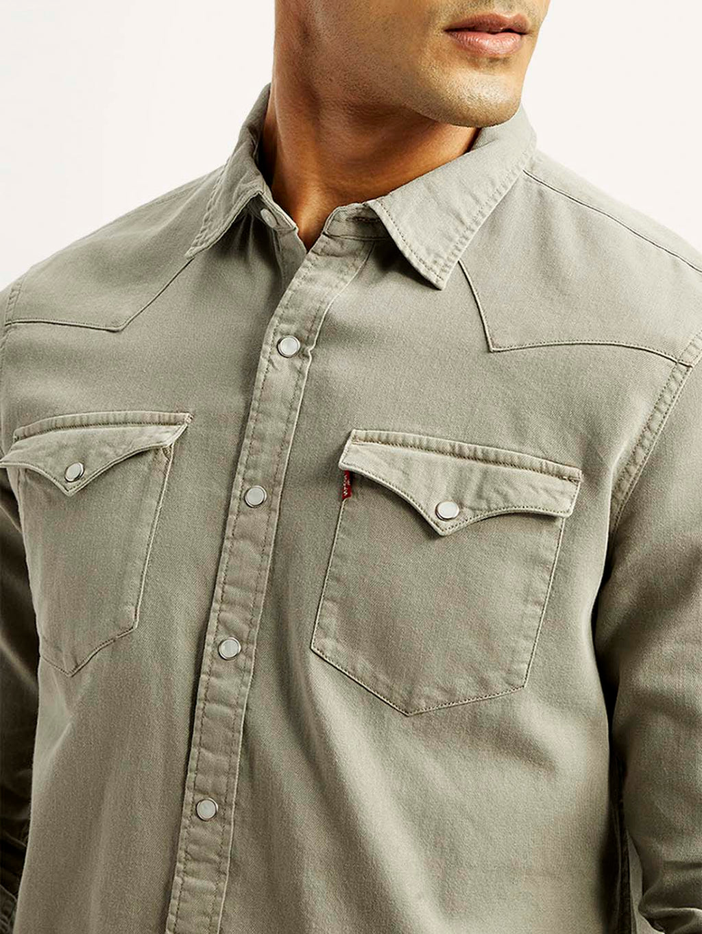 Men's Solid Overdyed Slim Fit Shirt