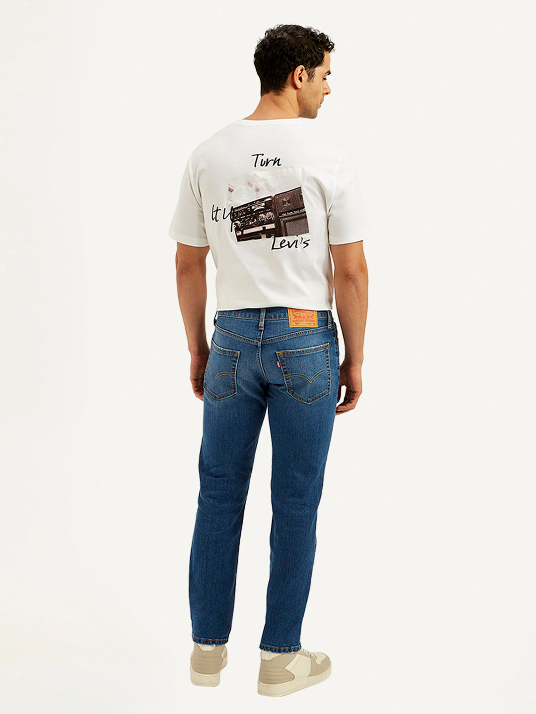 Men's 511 Blue Slim Fit Mid Rise Jeans