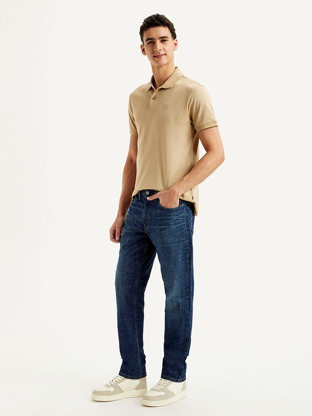 Men's 511 Dark Blue Slim Fit Mid Rise Jeans