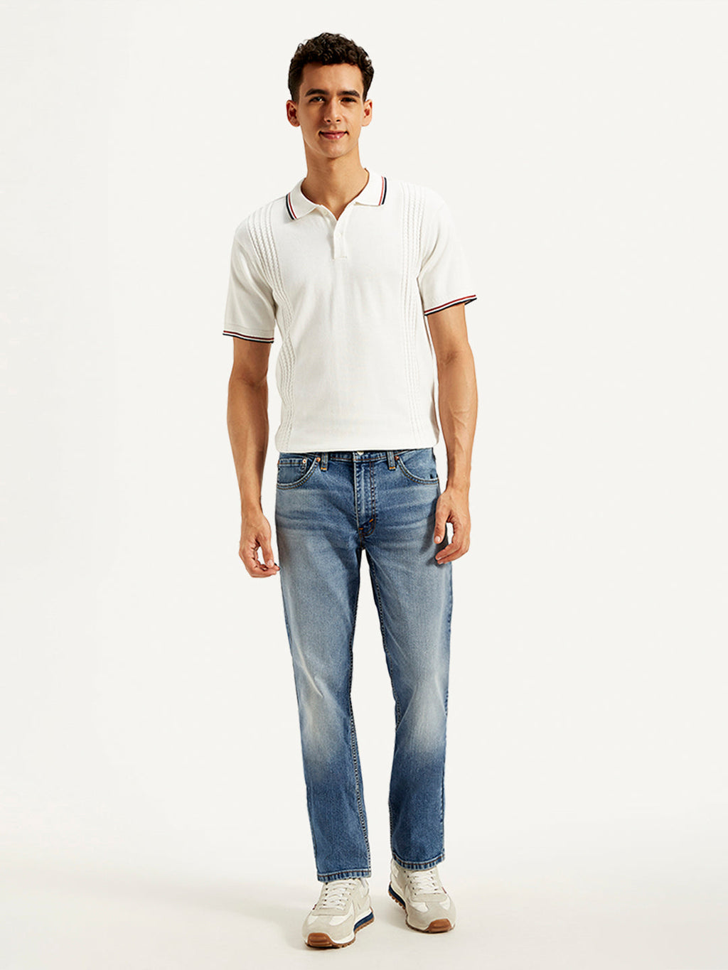 Men's 511 Blue Slim Fit Mid Rise Jeans
