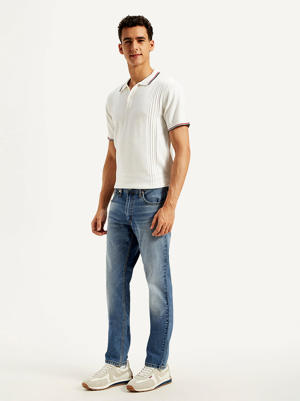 Men's 511 Blue Slim Fit Mid Rise Jeans