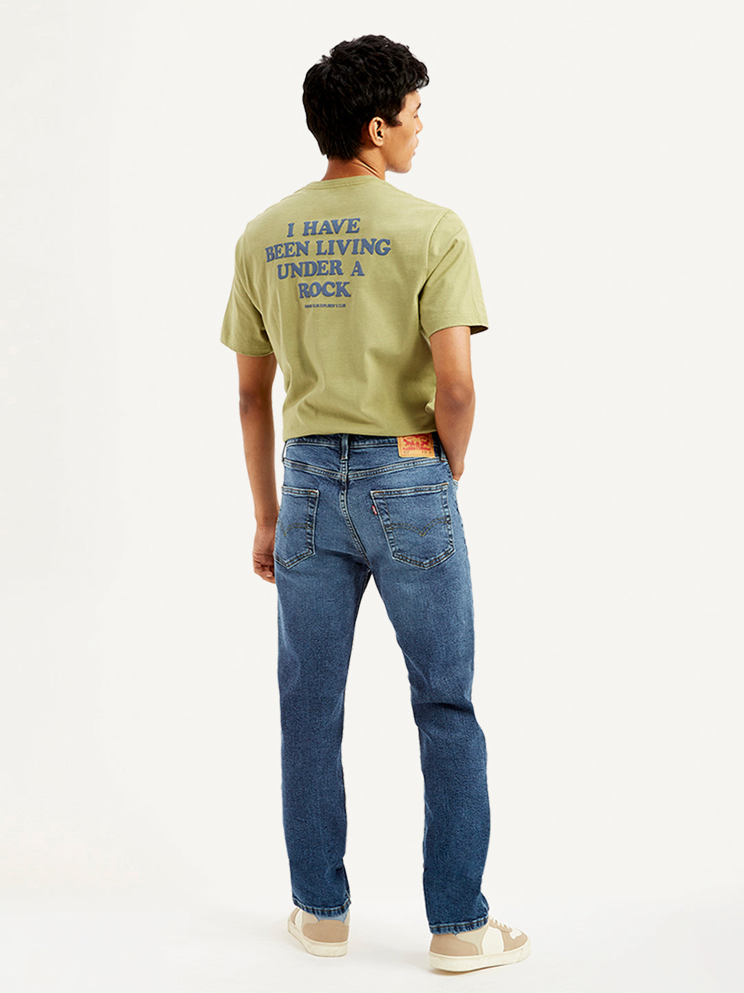 Men's 511 Blue Slim Fit Mid Rise Jeans