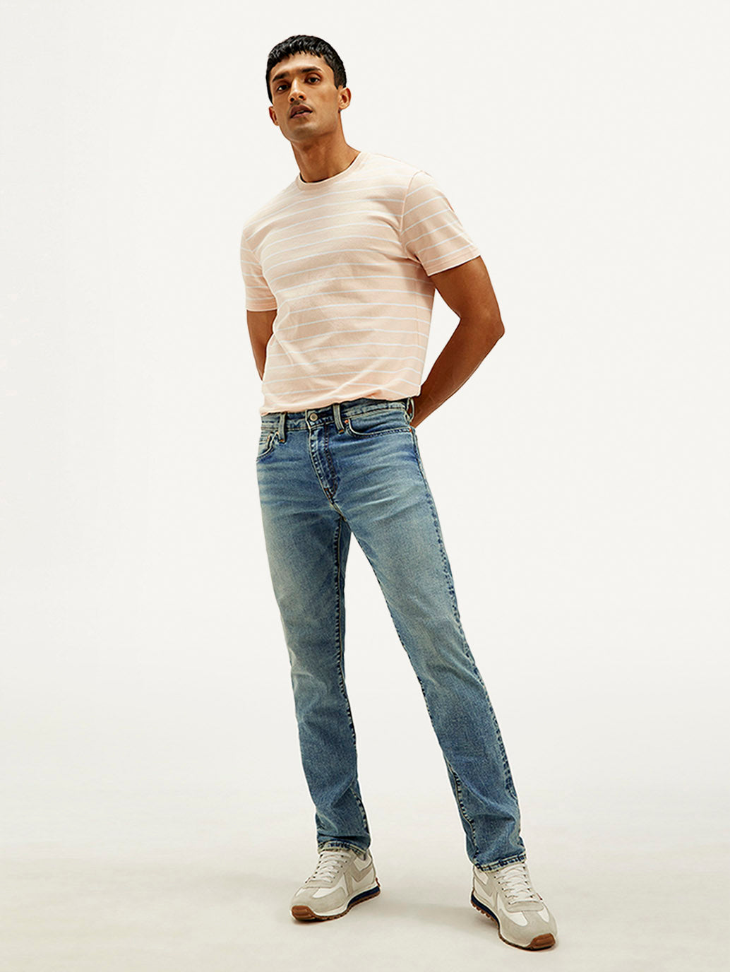 Men's 511 Light Blue Slim Fit Mid Rise Jeans