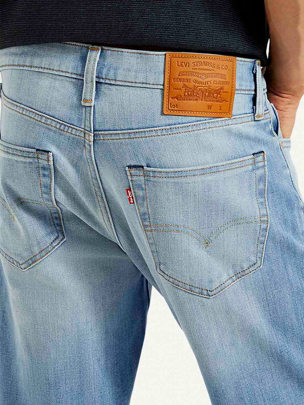 Men's 511 Light Blue Slim Fit Mid Rise Jeans