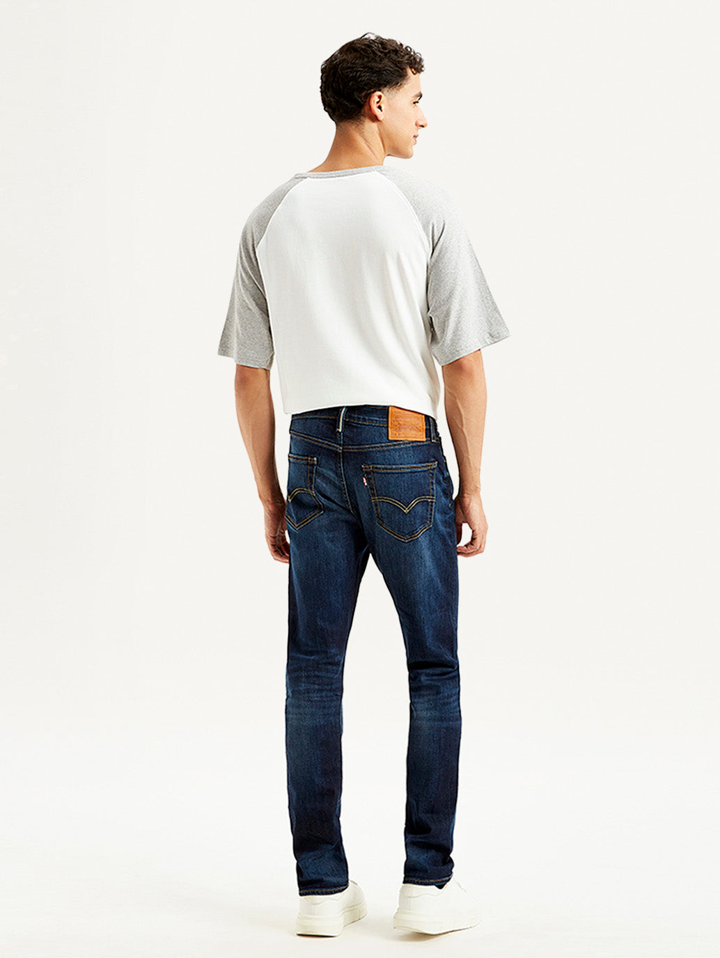 Men's 511 Dark Blue Slim Fit Mid Rise Jeans