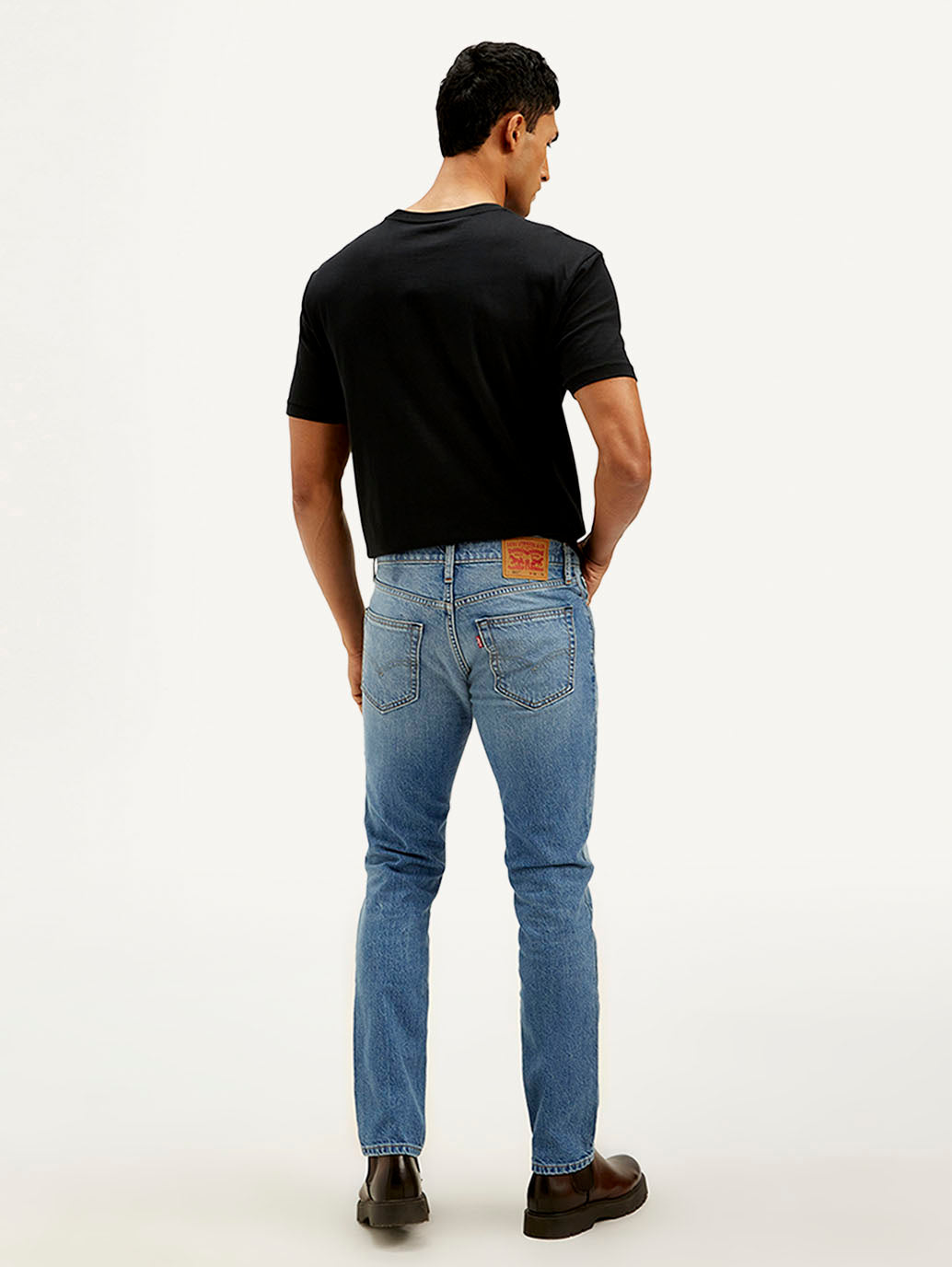 Men's 511 Light Blue Slim Fit Mid Rise Jeans