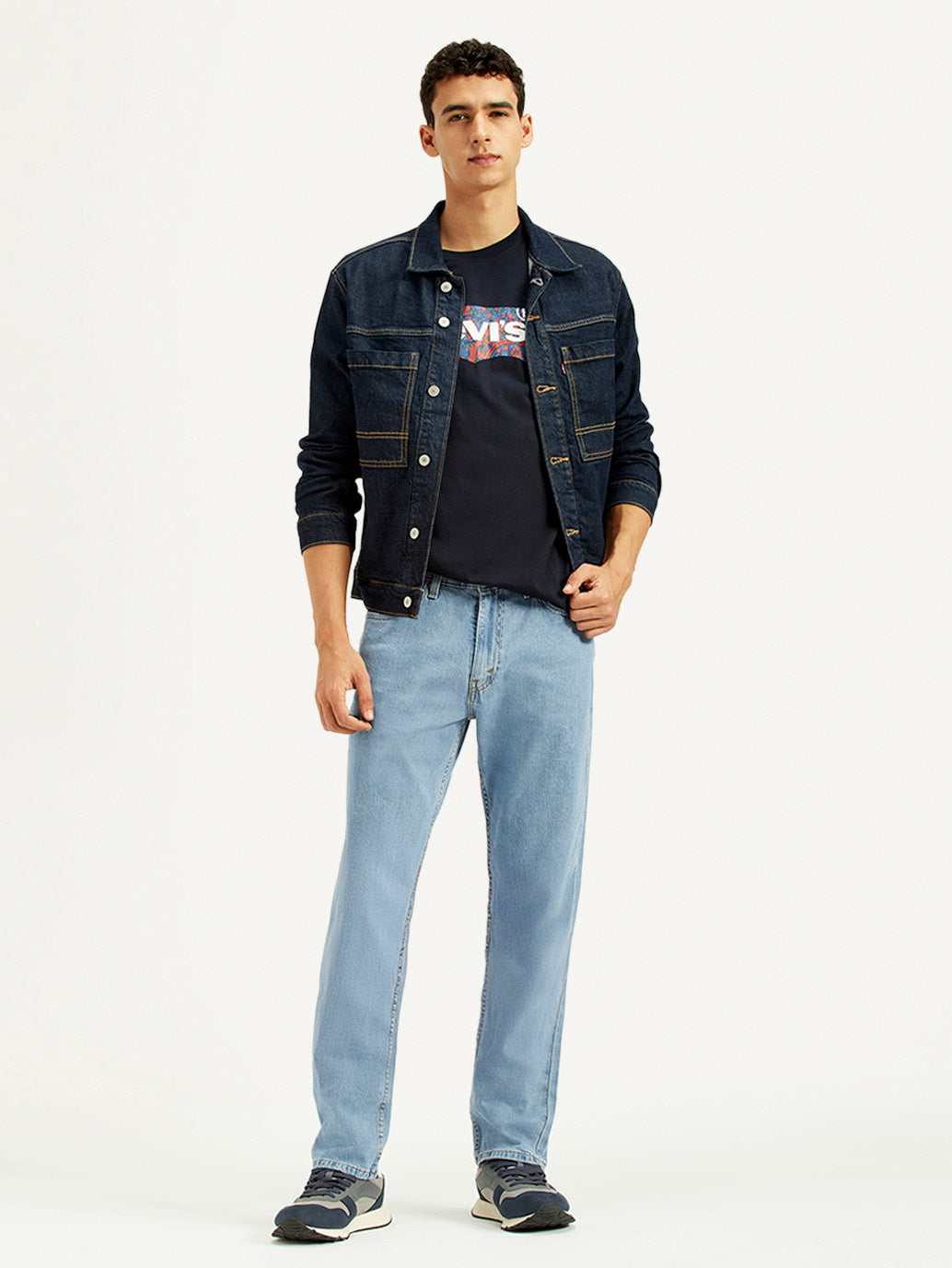 Men's 511 Light Blue Slim Fit Mid Rise Jeans