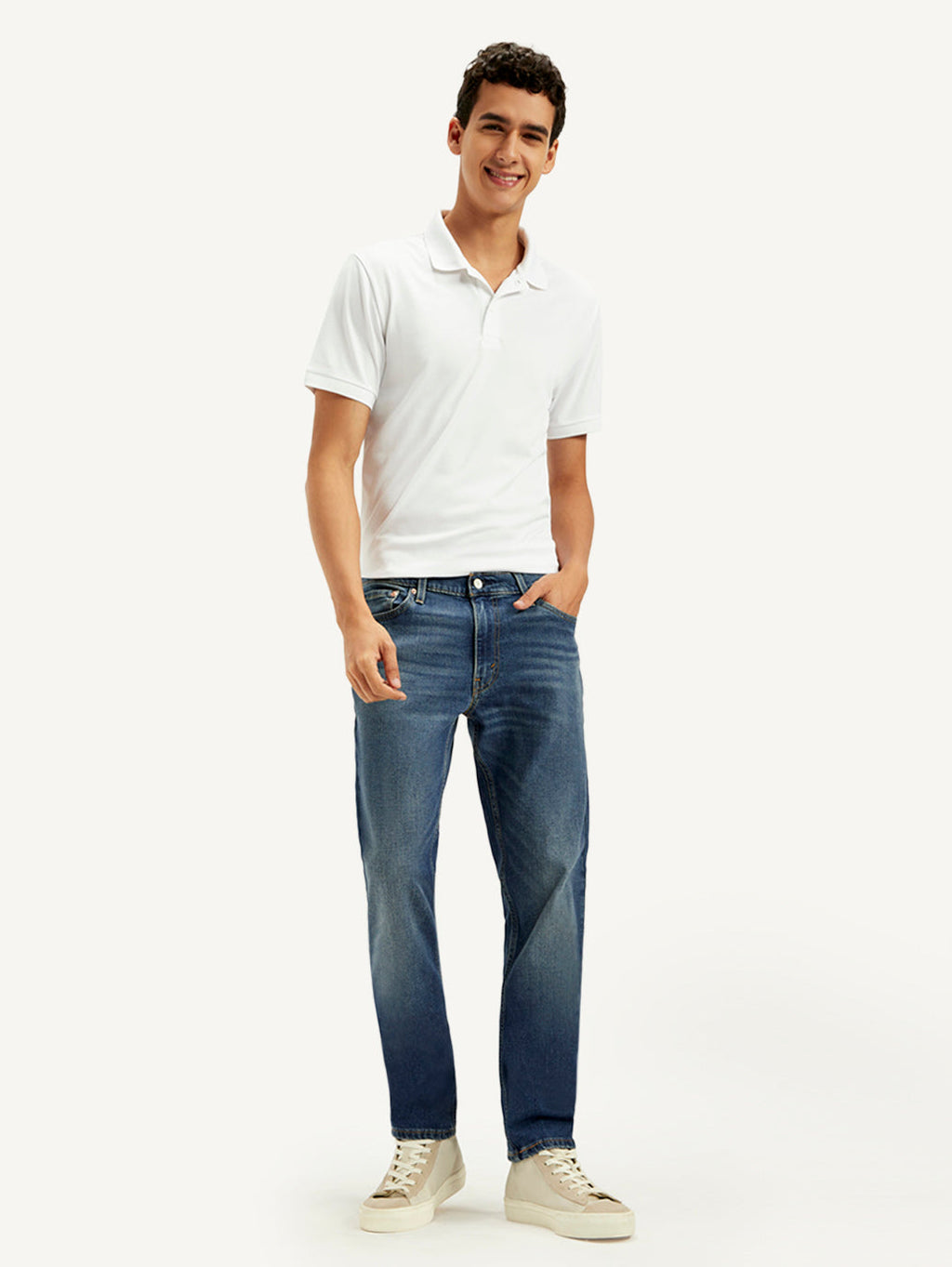 Men's 511 Blue Slim Fit Mid Rise Jeans