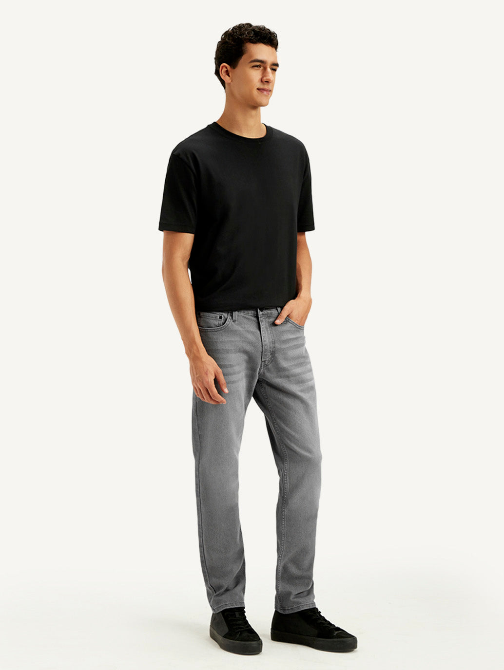 Men's 511 Grey Slim Fit Mid Rise Jeans