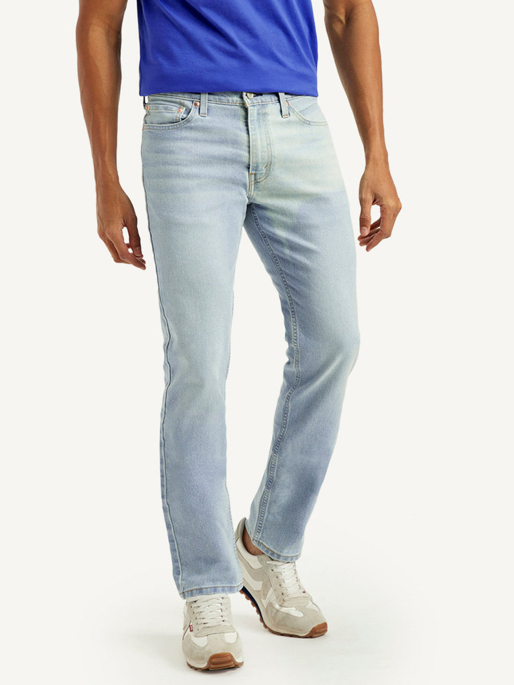 Men's 511 Light Blue Slim Fit Mid Rise Jeans