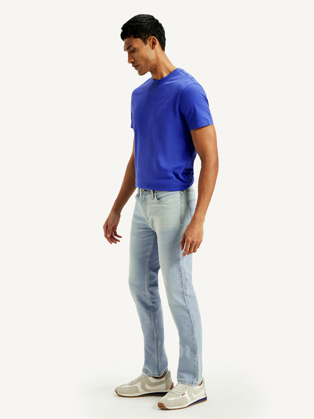 Men's 511 Light Blue Slim Fit Mid Rise Jeans