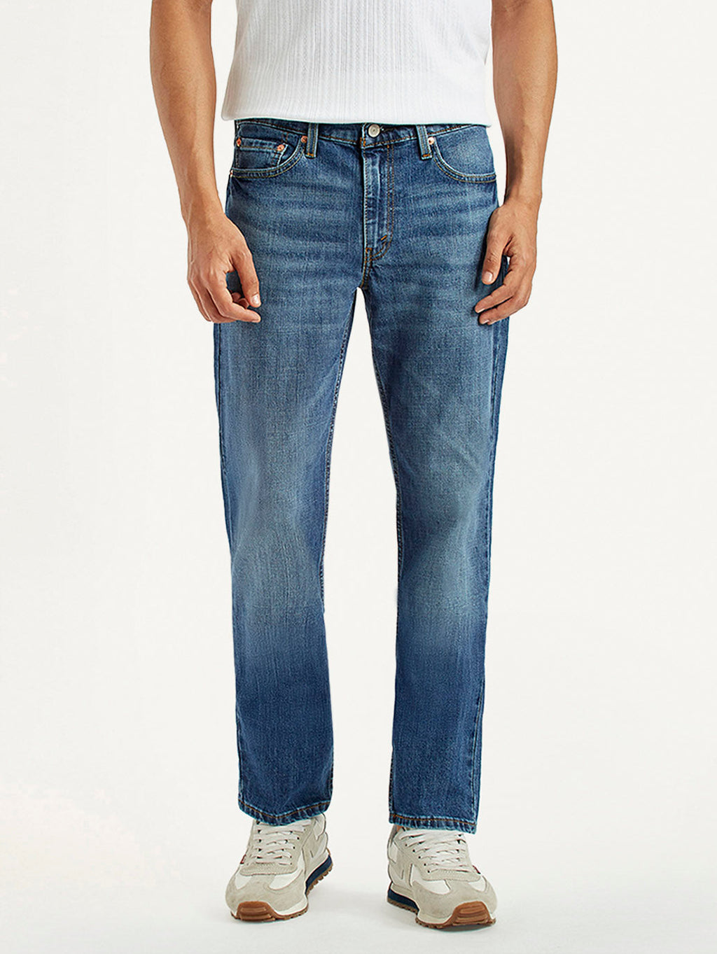 Men's 511 Blue Slim Fit Mid Rise Jeans