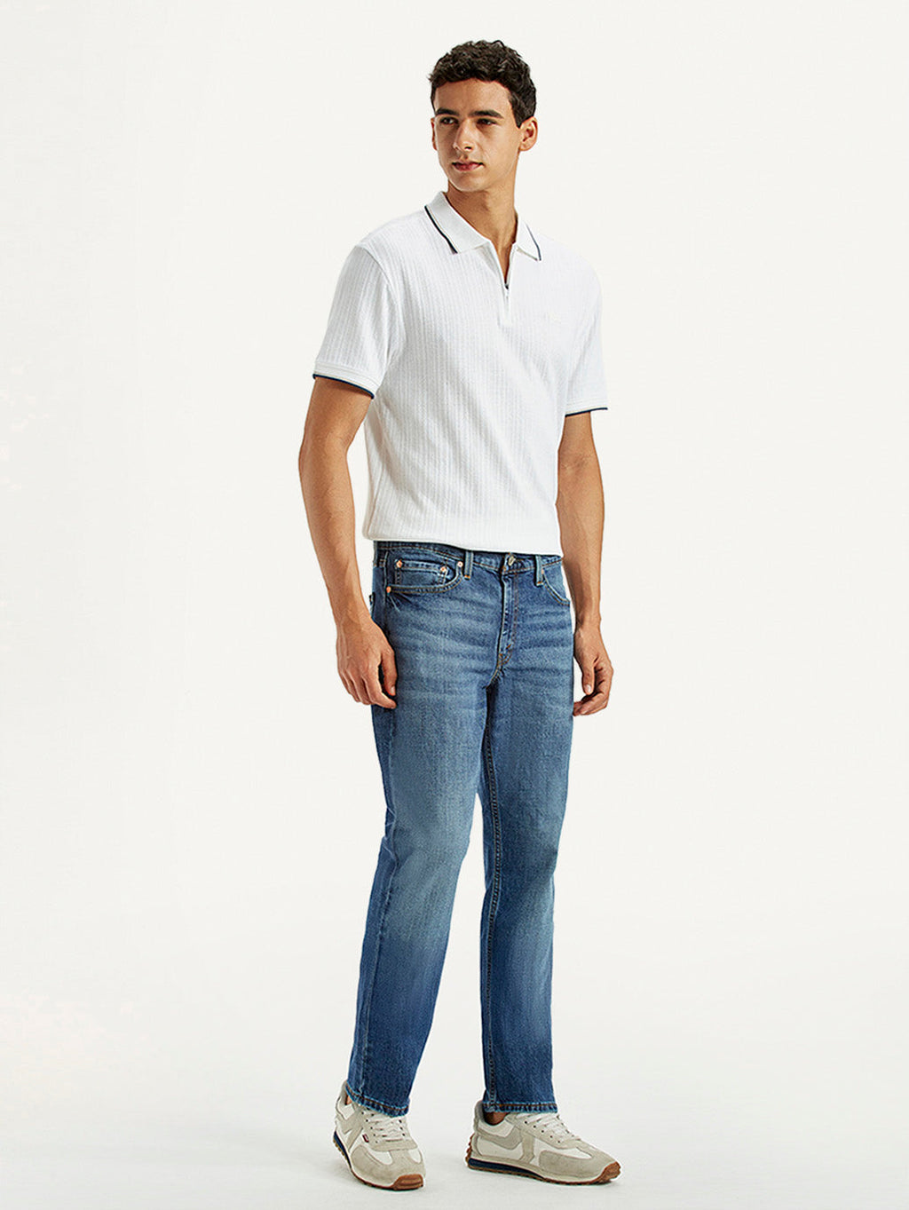 Men's 511 Blue Slim Fit Mid Rise Jeans