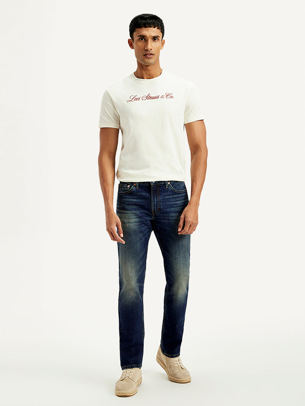 Men's Tinted 511 Blue Slim Fit Mid Rise Jeans