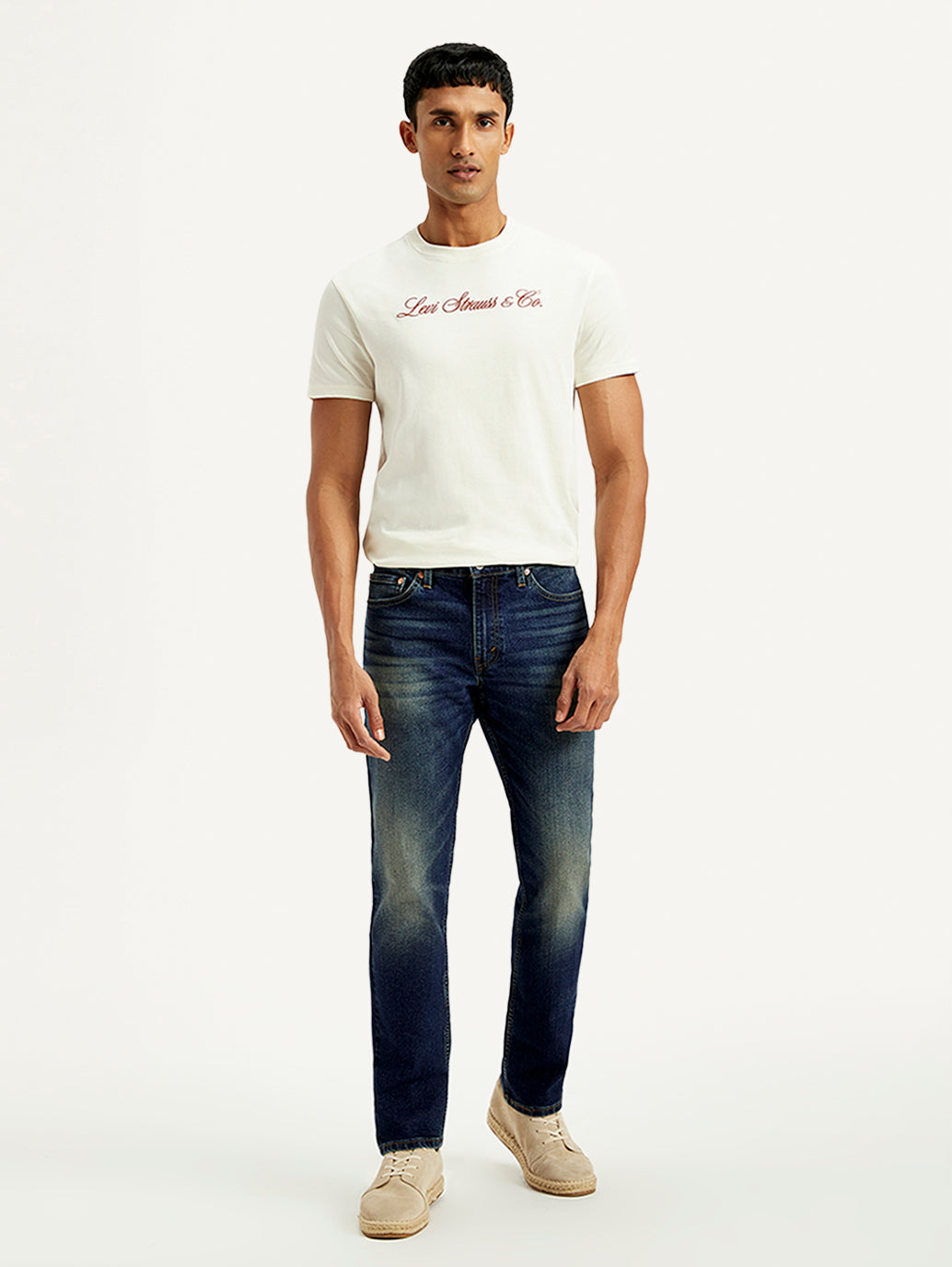 Men's Tinted 511 Blue Slim Fit Mid Rise Jeans