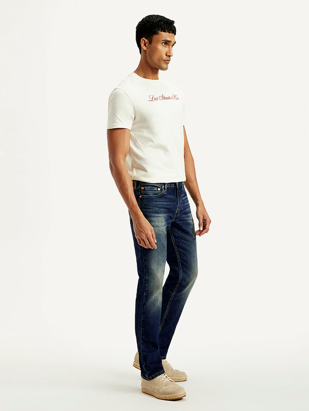 Men's Tinted 511 Blue Slim Fit Mid Rise Jeans