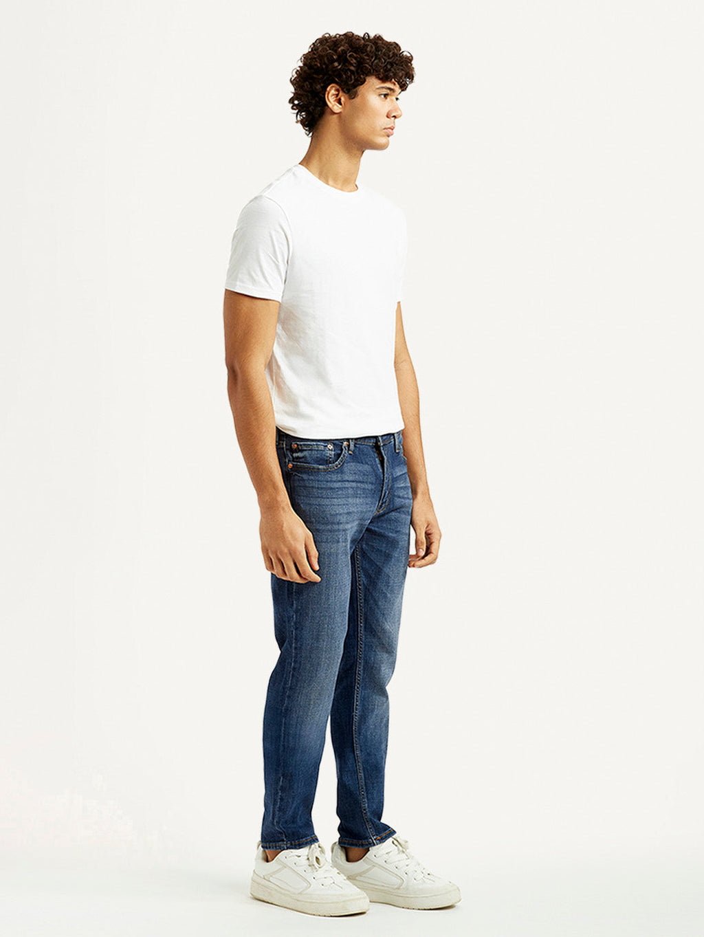 Men's 511 Blue Slim Fit Mid Rise Jeans