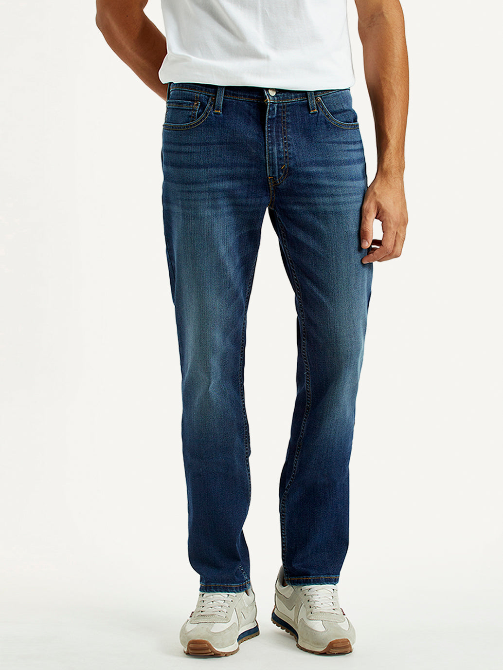 Men's 511 Indigo Slim Fit Mid Rise Jeans
